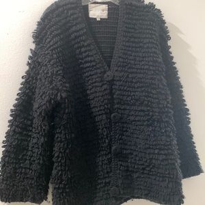 Burning torch cardigan